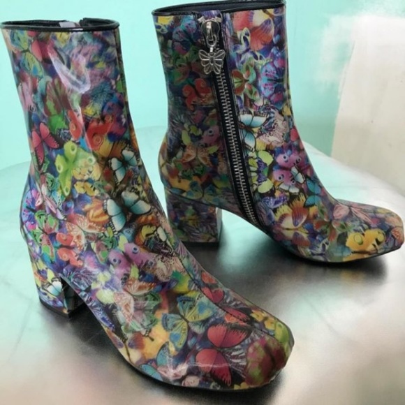 Current Mood Shoes - Current Mood Holographic Butterfly Boots